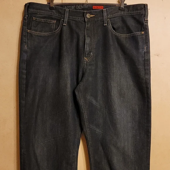 Men's APT 9 Denim Straight Fit Jeans Size 40x34 - Picture 3 of 8